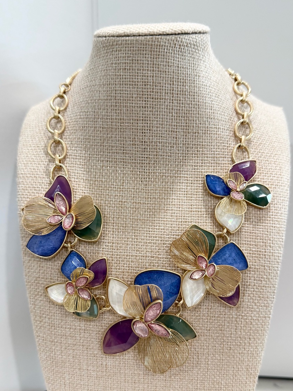 Lonna & Lilly Flower Statement Necklace